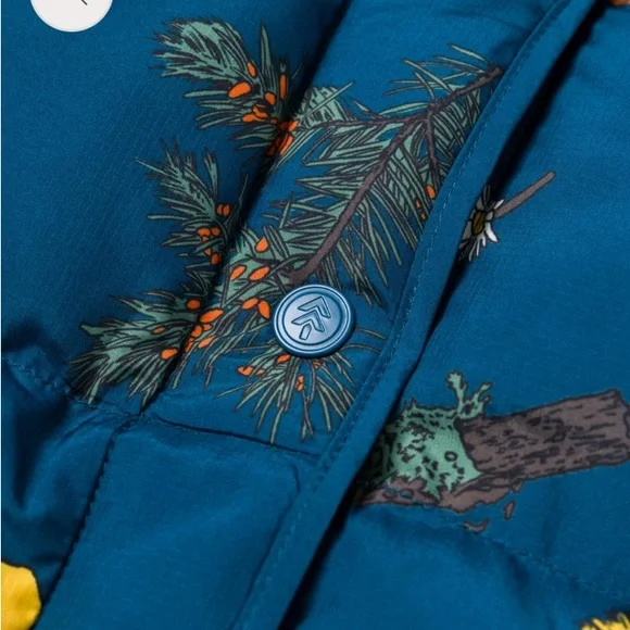 Parks Project Women's Floral Vest - Teal - Picture 6 of 12